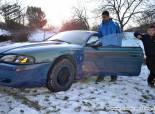 Mikuláš s Classic Mustang v detskom domove Velké Uherce 09. 12. 2012 